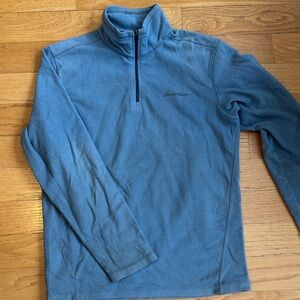 Eddie Bauer Men's Light Blue Pullover Jacket